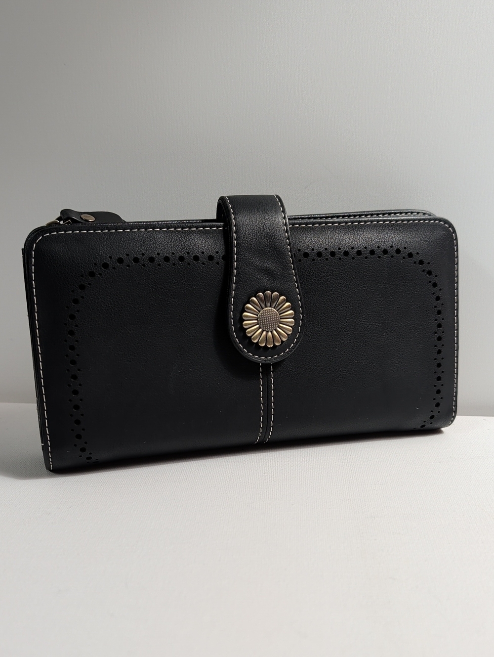 NWOT SENDEFN Blossom RFID-Blocking Large Capacity Clutch Wallet